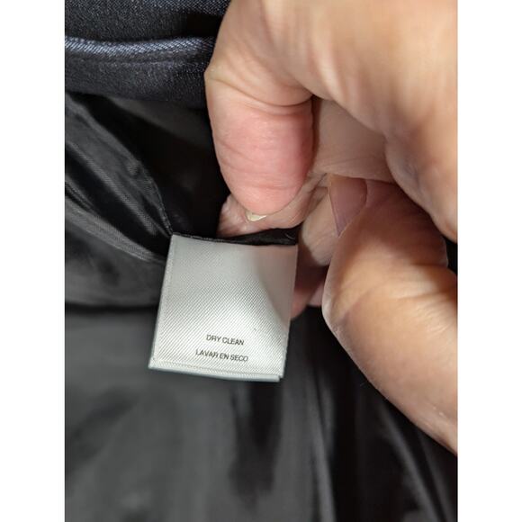 Ann Klein Blazer jacket Sz14 Navy and black See description. - Picture 9 of 15